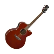 Kitara elektro-akustična Jumbo Yamaha CPX600 rdeča