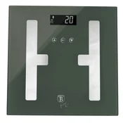 Berlingerhaus Osebna tehtnica z merjenjem maščobe, mišic in vode, nosilnost 180 kg, kolekcija Matte Green
