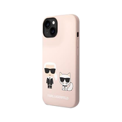 Karl Lagerfeld Choupette maskica za iPhone 14 Plus, silikonska, roza (KLHCP14MSSKCI)
