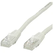 VALUE Value 21.99.0510 RJ45 omrežni kabel\, Patch kabel CAT 5e U/UTP 10.00 m siva  1 kos, (20420322)