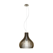 Eglo 61917 - Luster na sajli TINDORI 1xE27/60W/230V O 38 cm braon