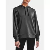 Under Armour RIVAL TERRY HOODIE, ženski pulover, siva 1369855