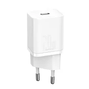 BASEUS SUPER SI glavni punjac s Type-C prikljuckom (20W, PD brzi punjac) BIJELI CCSUP-B02