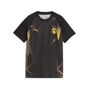 PUMA Borussia Dortmund Warmup Jersey Youth, Shop, Black/Faster Yellow, 11-12Y