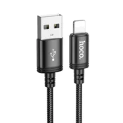 Hoco podatkovni kabel X89 Lightning 2,4A 2m - črn