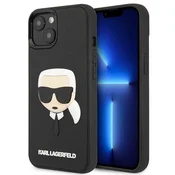 Karl Lagerfeld ovitek za iPhone 14 Plus 3D Rubber Karls Head, črn