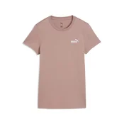 Puma ESS SMALL NO. 1 LOGO TEE (S), ženska majica, smeda 682373
