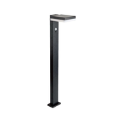 LED Solarna svetilka s senzorjem LED/2W/3,7V IP54 3000K kvadraten črna