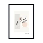 shumee Osnovni MDF okvir za fotografije 50x70 cm črne barve 1 kos.