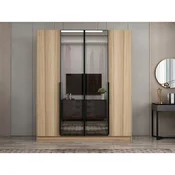 Hanah Home ormar sa reflektujucim staklom Nisa 20610, 180 cm, dore