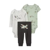 Carters komplet 3/1 (2 x bodi, d.deo), decaci