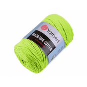 Pletena preja Macrame Cotton 250 g - (801) neonsko zelena