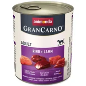 Animonda pes GRANCARNO cons. Odrasli govedina/jagnjetina 800g