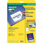 AVERY ZWECKFORM etikete 4735 210X297, zavitek 25 listov
