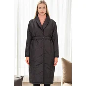 Z9688 DEWBERRY WOMENS COAT-BLACK