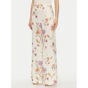 TWINSET Palazzo hlače 251TP2775 Écru Wide Leg