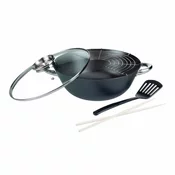SPECIALNA POSODA GSW WOK 32 CM Z AROMAT POKROVOM IN PRIPOMOČKI