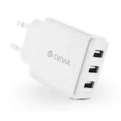 Devia ST320460 univerzalni punjac za mrežu, 3,4 A, 3xUSB