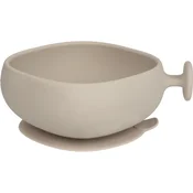 B.Box Silicone Bowl silikonska posoda s pokrovčkom Beige 300 ml