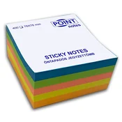 Point Cube 76x76 mm višebojni samoljepljivi blok s 400 listova C20528