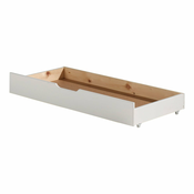 Beli sistem za shranjevanje pod posteljo Jumper Vipack White, širina 130 cm