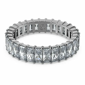 Swarovski Očarljiv prstan s kristali Matrix 5648916 (Obseg 60 mm)