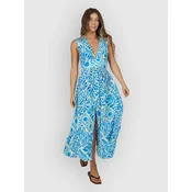 Salty Crew Windward Maxi Dress bold blue