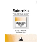 Maimeri Blu Akvarelne barve Indian Yellow 098 1,5 ml 1 kos