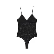 Pull&Bear Bodi majica črna