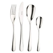 Set jedilnega pribora SWING, set 30 kosov, srebrna, Pintinox