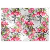 Decormat Podloga za zaščito tal Akvareni cvetovi 140x100 cm 15 cm