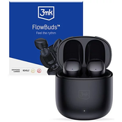 3MK FlowBuds Wireless Bluetooth Earbuds, black (5903108497404)