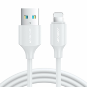 USB u Lightning kabel Joyroom Silicone 2.4A - 2 m - bijeli