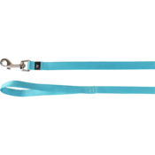 Povodec za pse najlon svetlo moder 130cm x 2.5cm x 4mm Flamingo - Pasji povodci