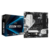 Asrock B550M Pro4 AMD B550 Priključnice AM4 Mikro ATX