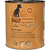 dogz finefood Pasja hrana Classic No. 08 - Puran in koza - 800 g