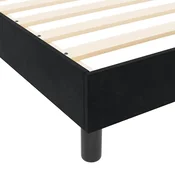 vidaXL vidaXL Postelja Črna 90x200 cm Velur, (22049351)