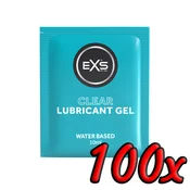 EXS Clear Lube Sachets 10ml 100 pack
