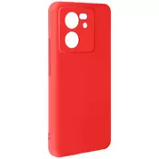 AVIZAR Ovitek za Xiaomi 13T Pro Soft-Touch iz silikona serija Fast Cover protizdrsni, Rdeča, (5000189662)