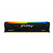 Memorija KINGSTON Fury Beast KF432C16BB2AK2/32 32GB(2X16GB)/DIMM/DDR4/3200MHz/crna (KF432C16BB2AK2/32)