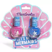 Martinelia Let´s be Mermaid Nail Duo set lakov za nohte za otroke več odtenkov Pink, Blue 2x4 ml
