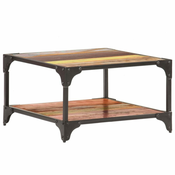 Stolic za kavu 60 x 60 x 35 cm od masivnog obnovljenog drva