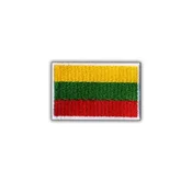 shumee Našitek zastave Litve - likalnik/termotesna podlaga - vezen našitek/značka/emblem