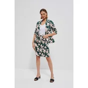 Skirt with a floral print