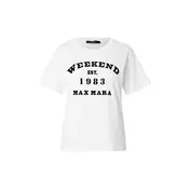 Weekend Max Mara Majica TENUE  črna / bela