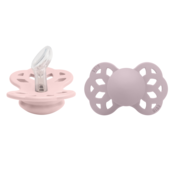 BIBS - Anatomska duda Infinity, silikon - Blossom/Dusky Lilac (6-36m)