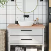 Vidaxl vidaXL Kopalniški pult 100x60x4 cm masiven bukov les