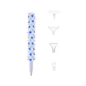 Aplikator za diamantno vezenje + 4 konice, modre okrasne konice