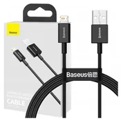 shumee Vrhunski kabel za iPhone USB - Lightning 2.4A 1m črn