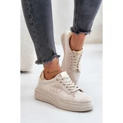 Insulated womens sneakers Big Star beige